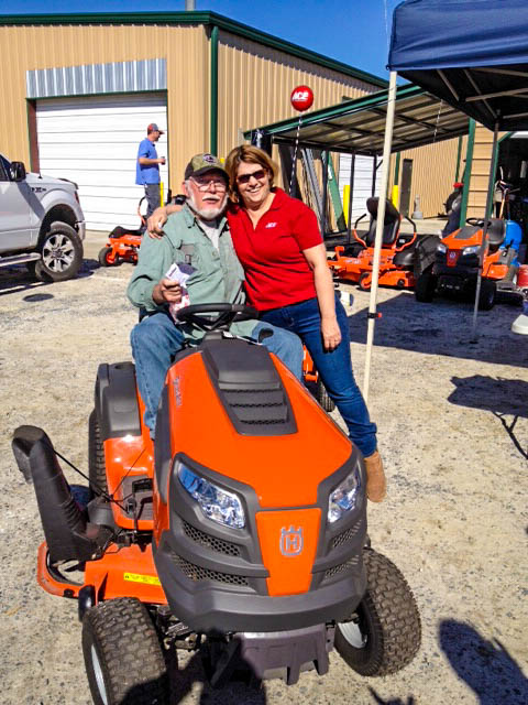 Mr. White of Hardeeville on new tractor